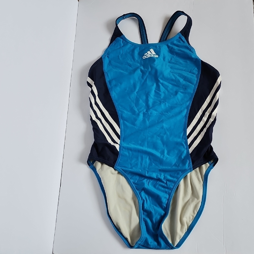 Adidas Swimwear - Blue and White